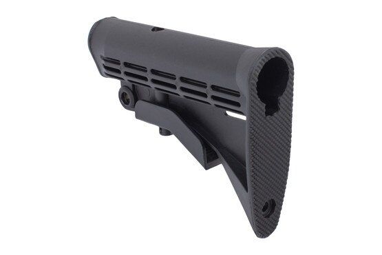 The Bowden Tactical AR-15 butt stock is outwardly similar to the M4 stock.